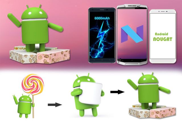 aggiornamento Android nougat su oukitel