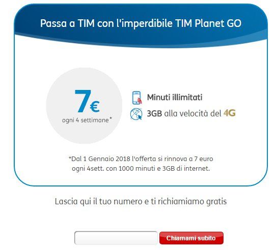 passa a TIM Planet Go