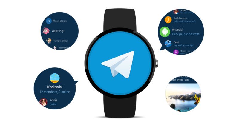 telegram android wear