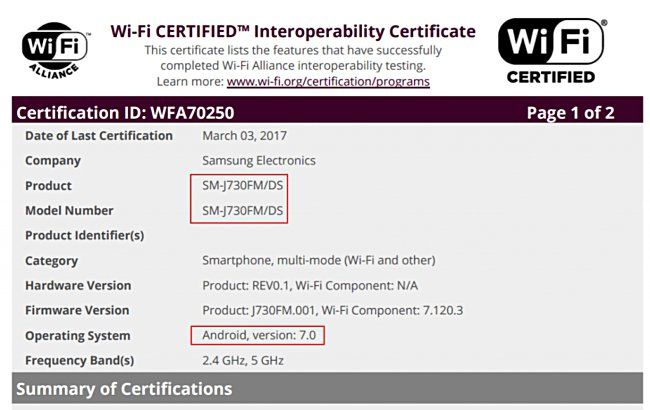 Samsung Galaxy J7 2017