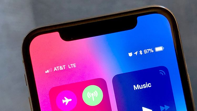 Visualizzare la percentuale di batteria residua su iPhone X