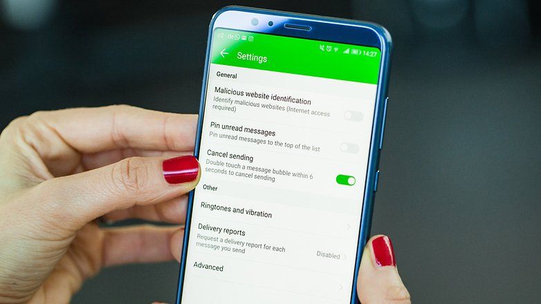 Come annullare invio SMS (in caso di ripensamenti) su Honor 10