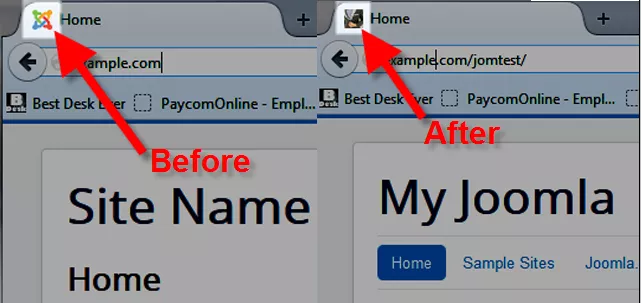 Come modificare la Favicon su Joomla